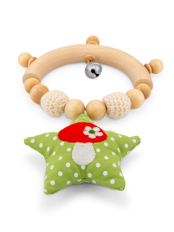 Babygreifling mit Stoffstern